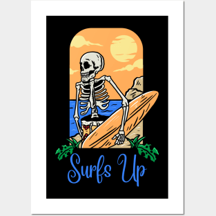 Surfs up Posters and Art